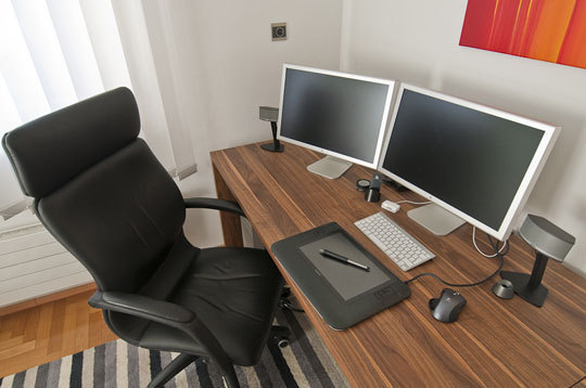two monitors